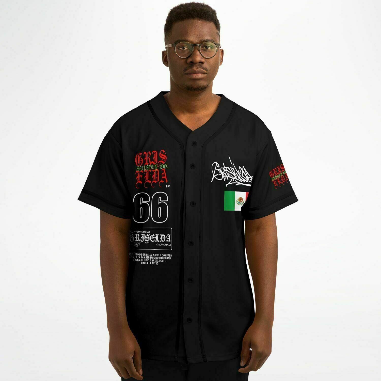 Jersey de béisbol Premium estilo mano GSC con logo clásico