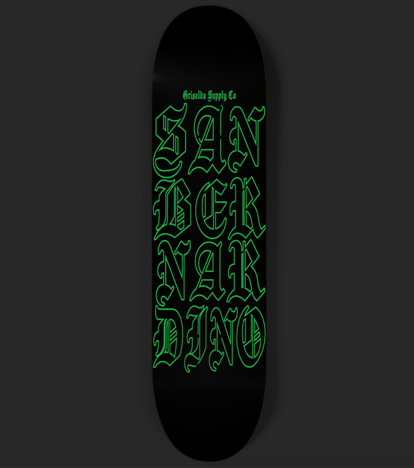 San Bernardino Glow in the Dark GSC SKATEBOARD