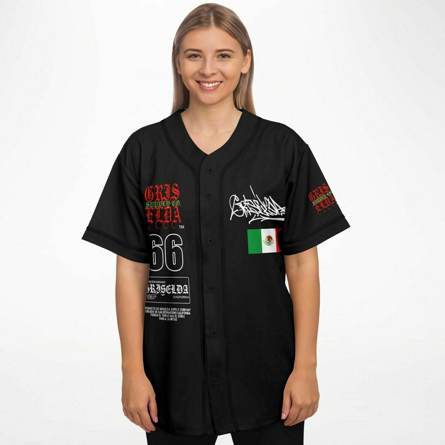 Jersey de béisbol Premium estilo mano GSC con logo clásico