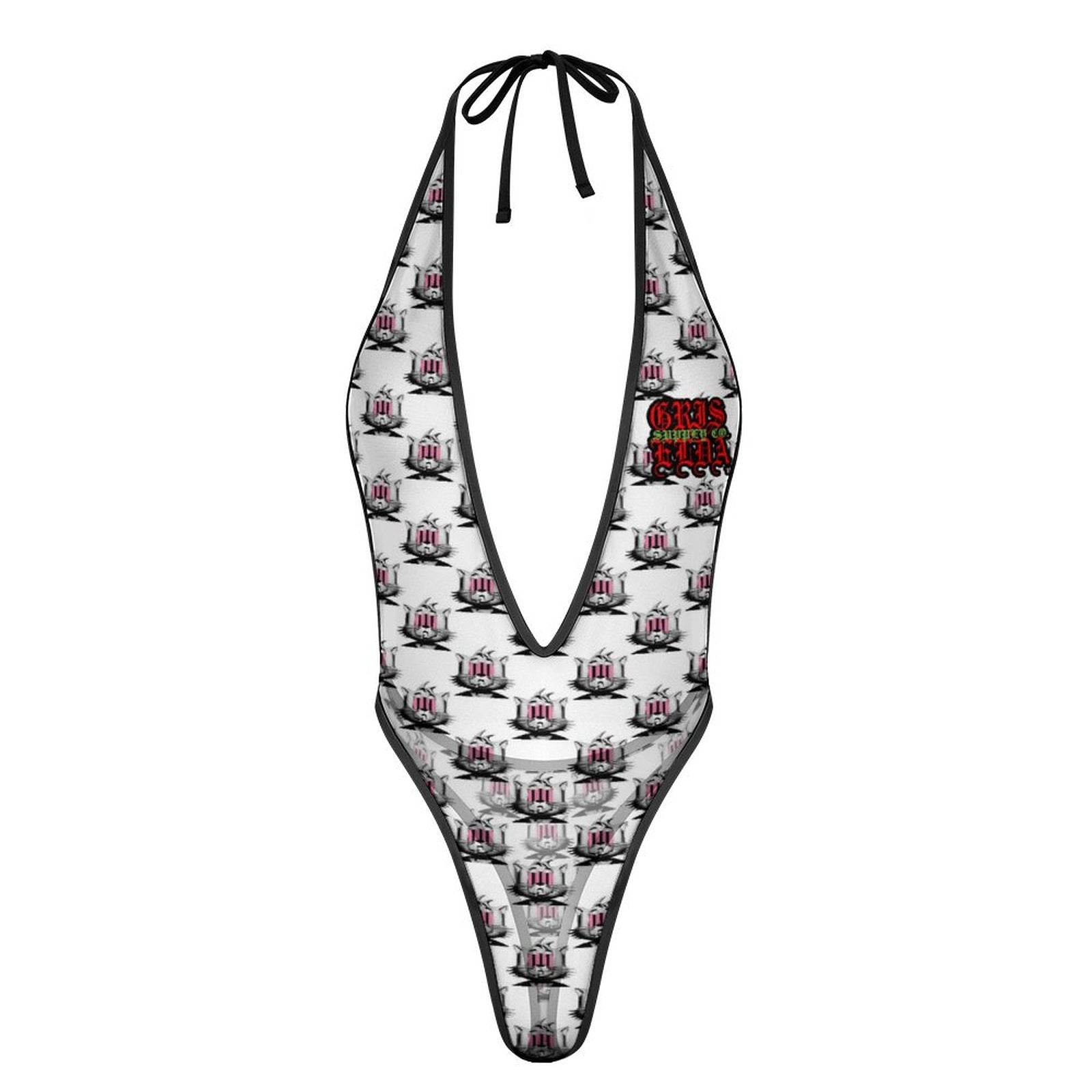 Gato GSC Acid GSC One Piece Women Lingerie Bodysuit Deep V Teddy