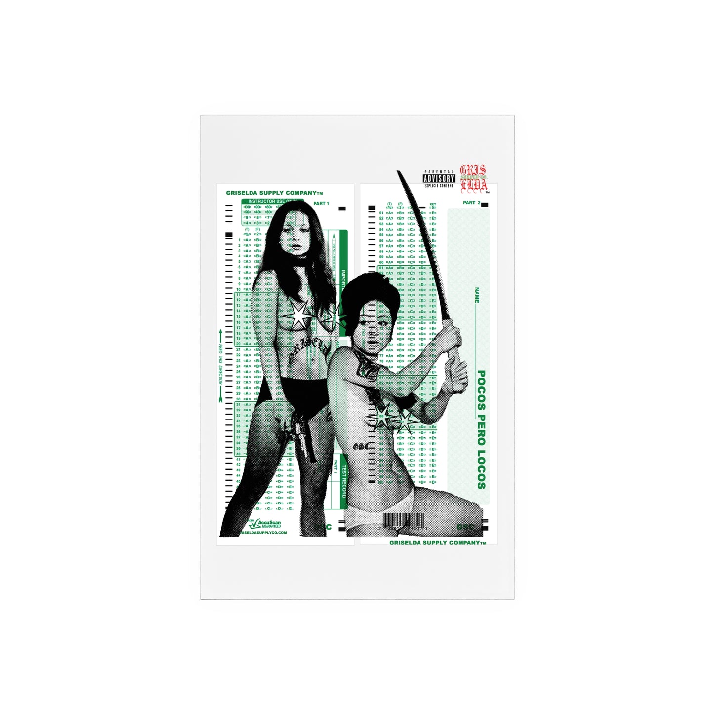 Samurai X GSC Scantron Acrylic Sign with Wooden Stand