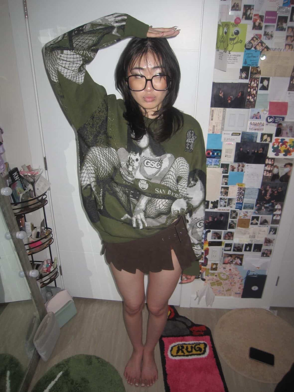 Welcome to SB GSC Relaxed fit knitted crew neck sweater