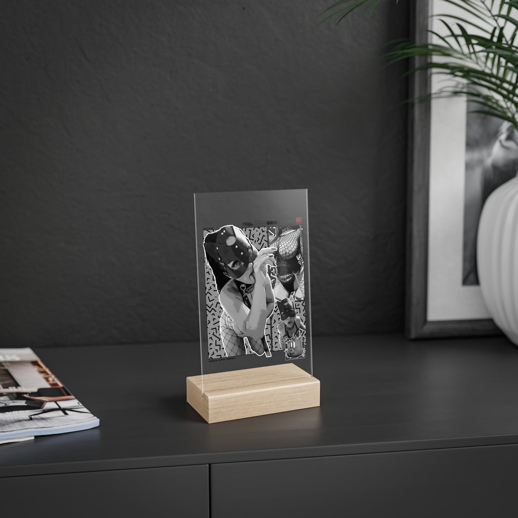 Emily Glass X GSC Acrylic Sign with Wooden Stand