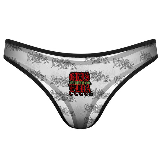 Griselda Tag Handstyle See Through GSC Women's Thong