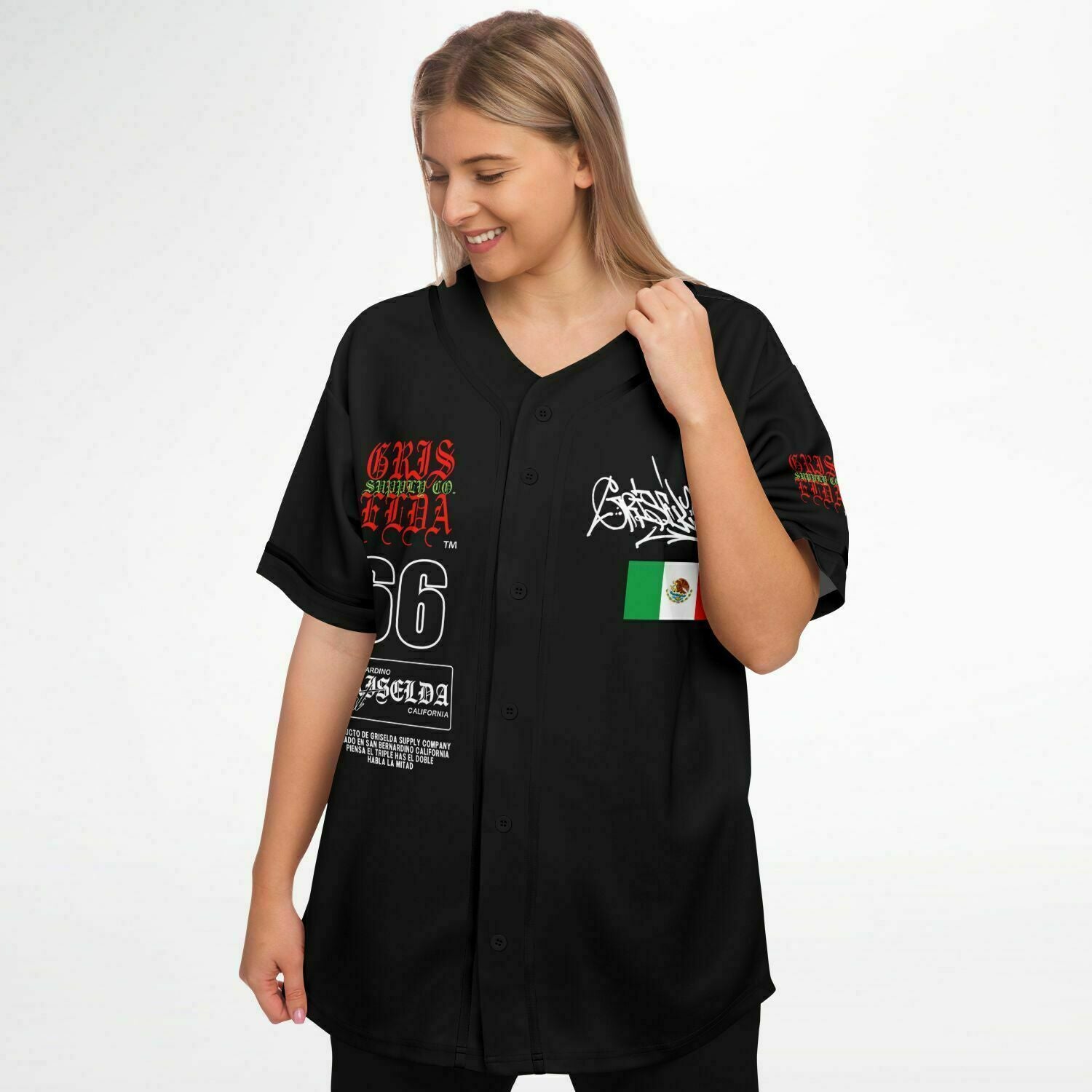 Jersey de béisbol Premium estilo mano GSC con logo clásico