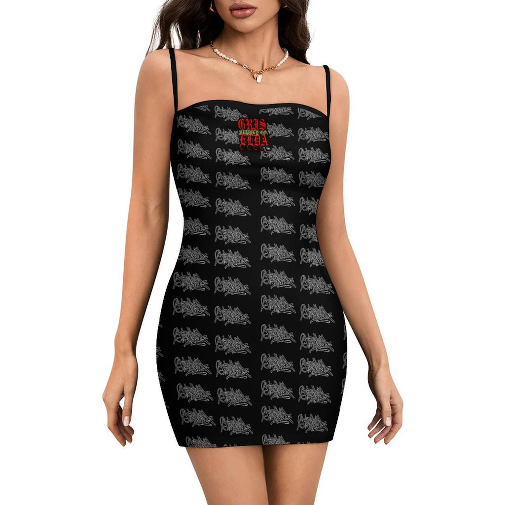 GSC Griselda Tag GSC Slim Fit Spaghetti Strap Dress