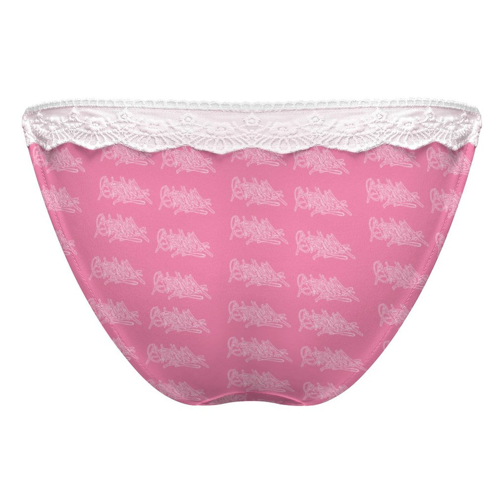 GSC Pink Tag Lace Thong