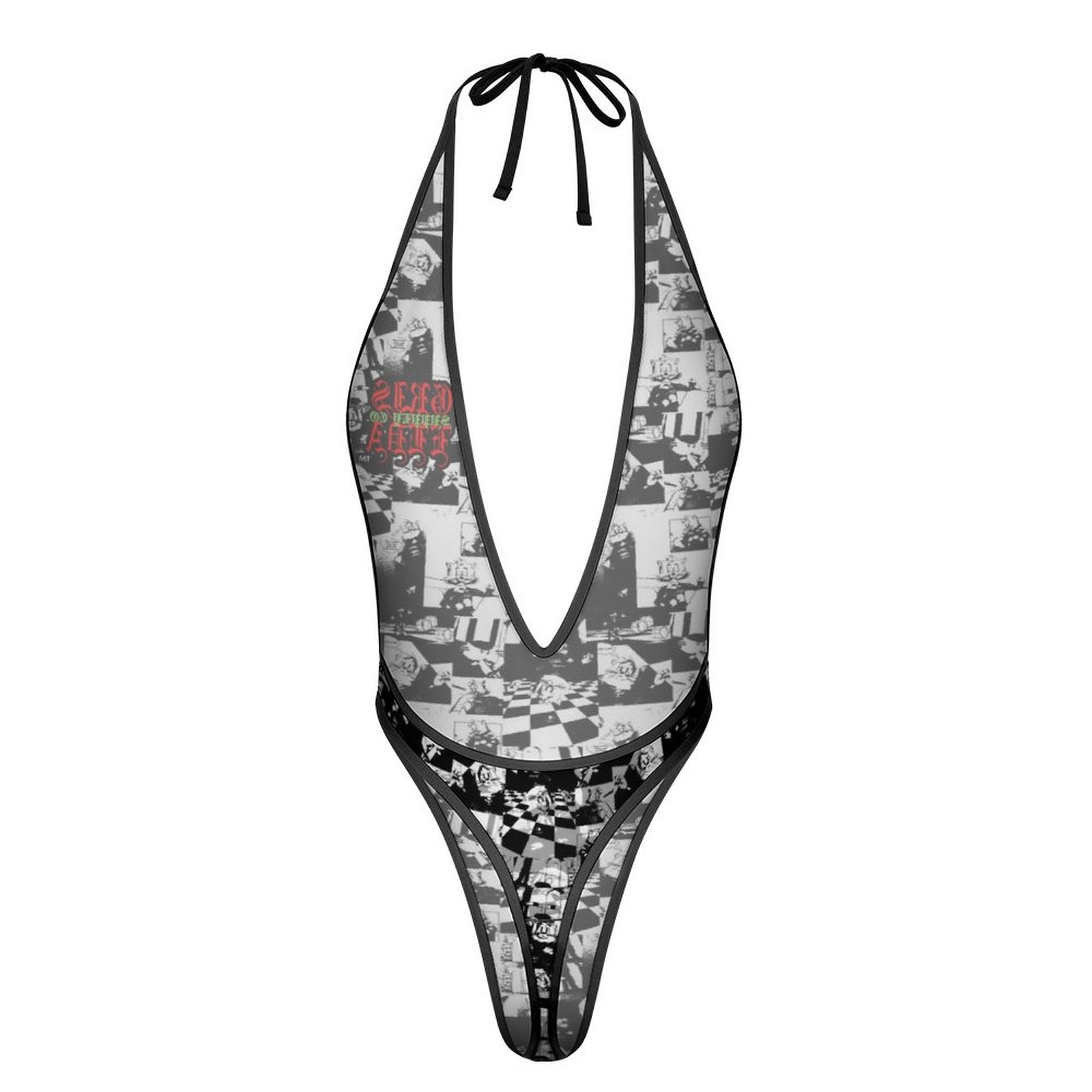 Gris Stray Cat Manga GSC One Piece Women Lingerie Bodysuit Deep V Teddy