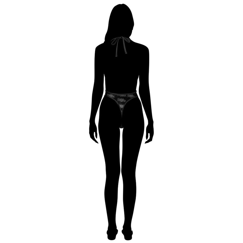 GSC Griselda Tag GSC  One Piece Women Lingerie Bodysuit Deep V Teddy