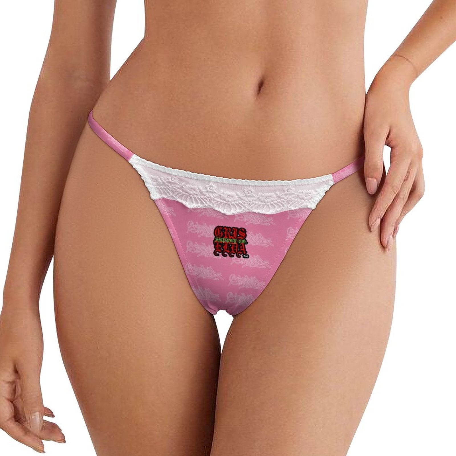 GSC Pink Tag Lace Thong