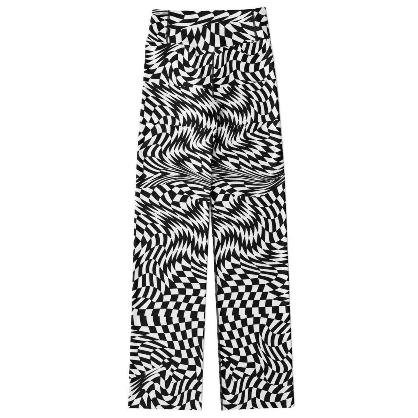 Trippiest Checker DMT GSC  Flare Leggings