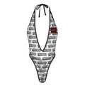 Gato Gris GSC One Piece Women Lingerie Bodysuit Deep V Teddy