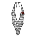 Gato Gris GSC One Piece Women Lingerie Bodysuit Deep V Teddy