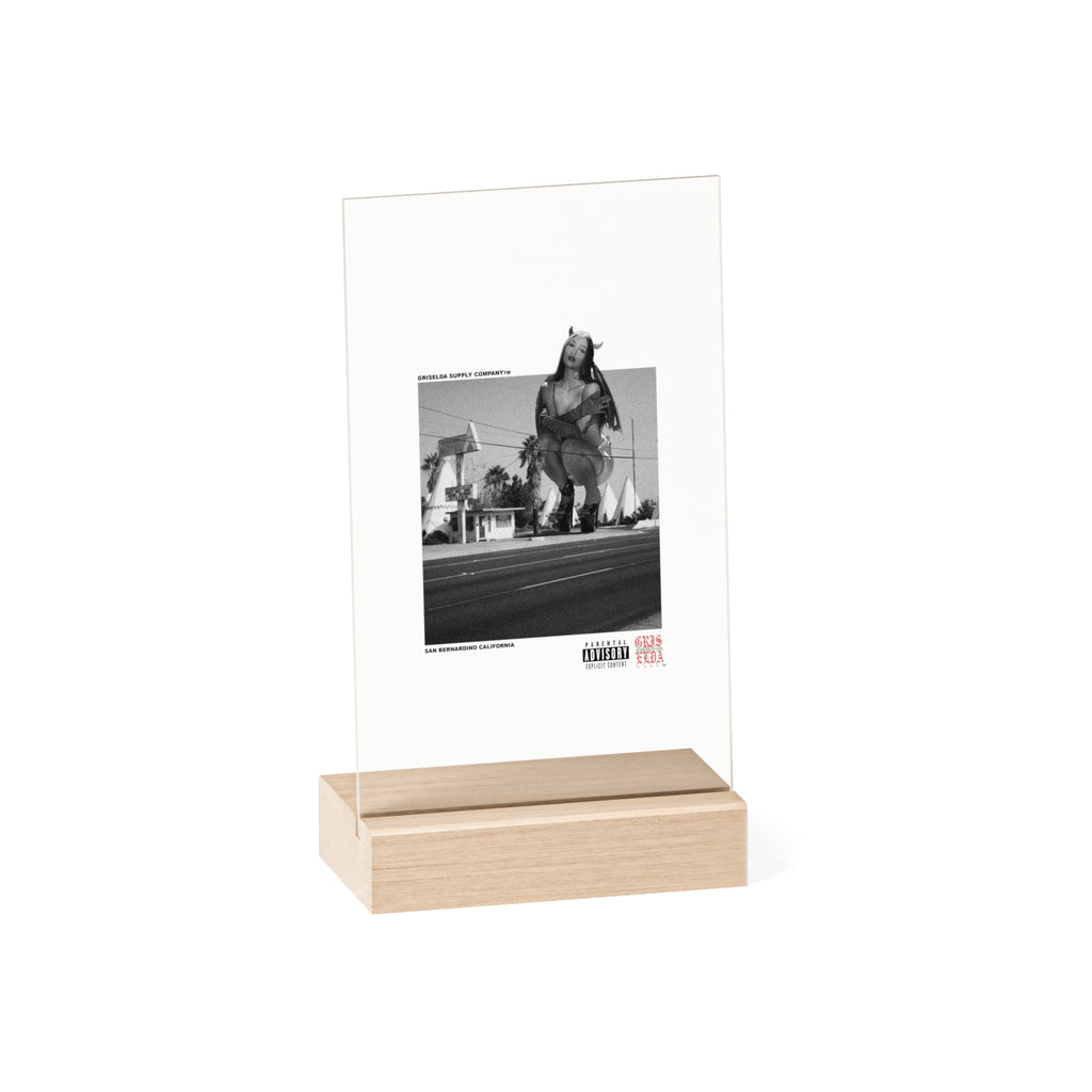 Diablita SB GSC Acrylic Sign with Wooden Stand