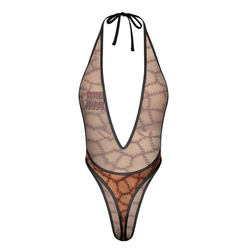 Stitches GSC Women Lingerie Bodysuit Deep V Teddy