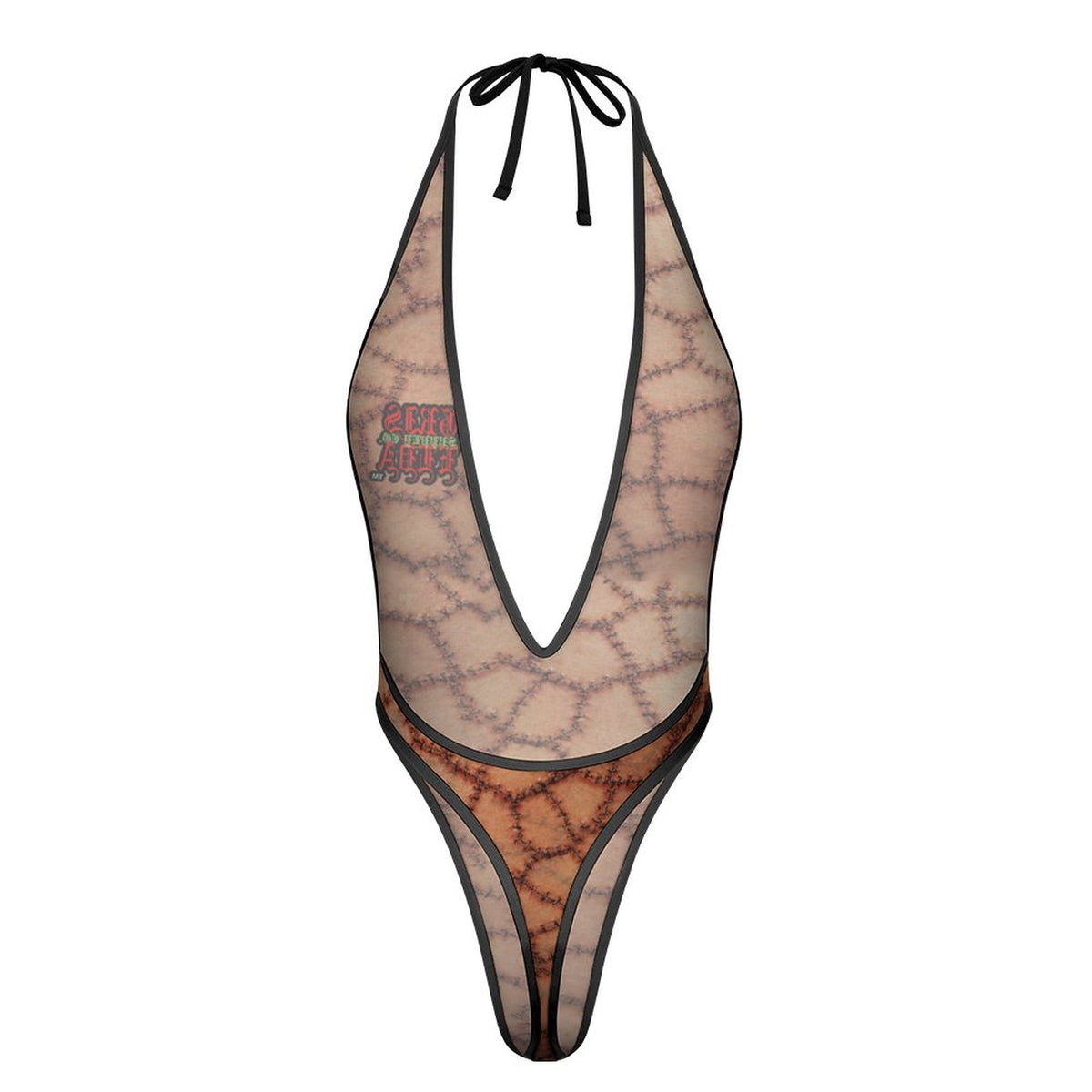 Stitches GSC Women Lingerie Bodysuit Deep V Teddy