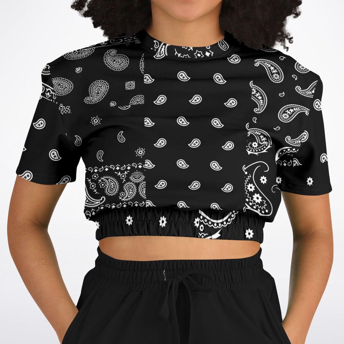 La Bandana GSC Cropped Short Sleeve Sweatshirt