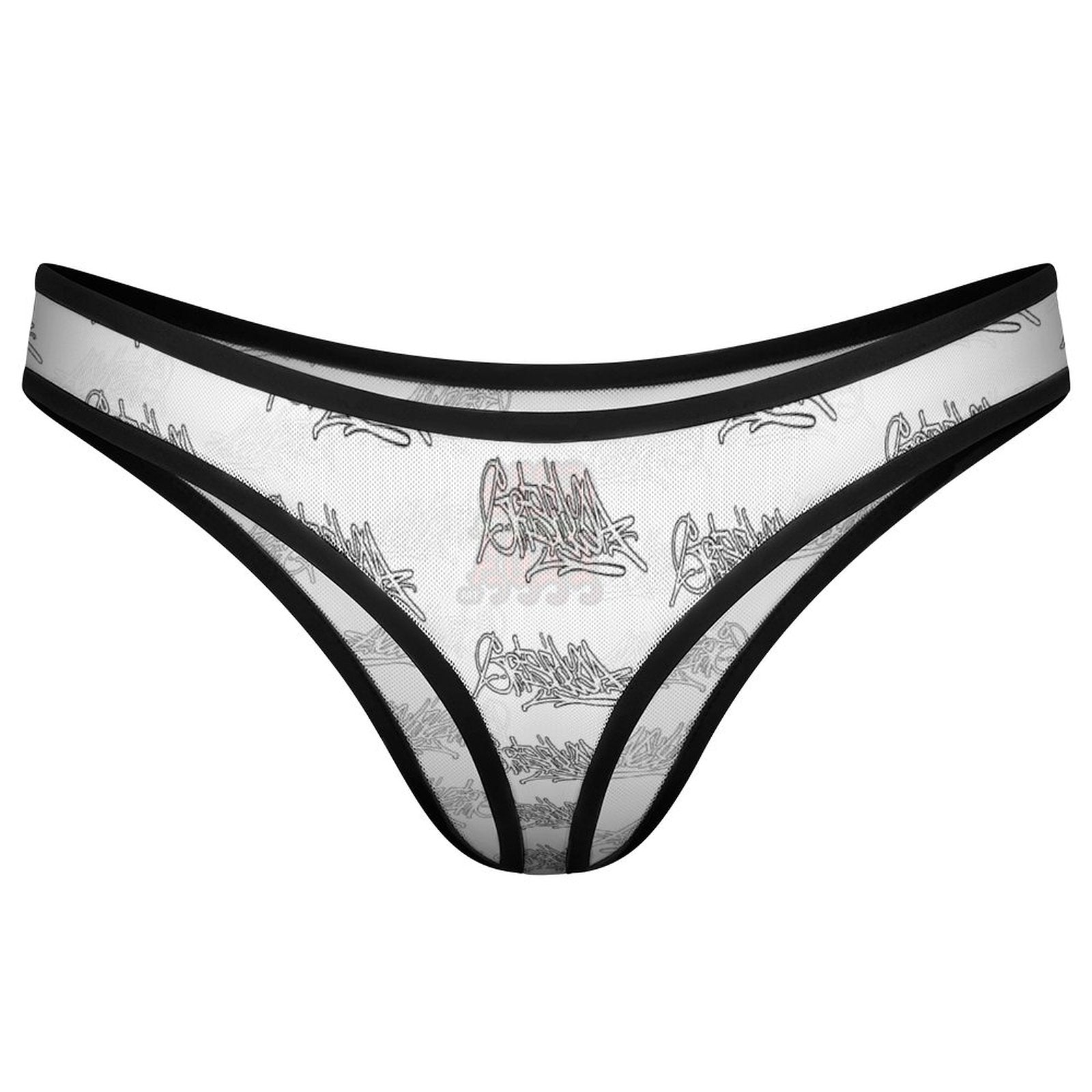 Griselda Tag Handstyle See Through GSC Women's Thong