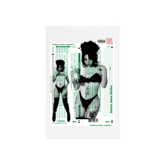 Bunny Alien Girl X GSC Scantron Acrylic Sign with Wooden Stand