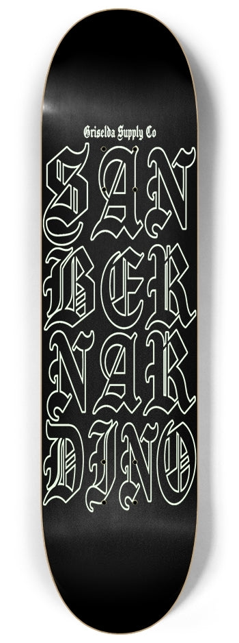 San Bernardino Glow in the Dark GSC SKATEBOARD