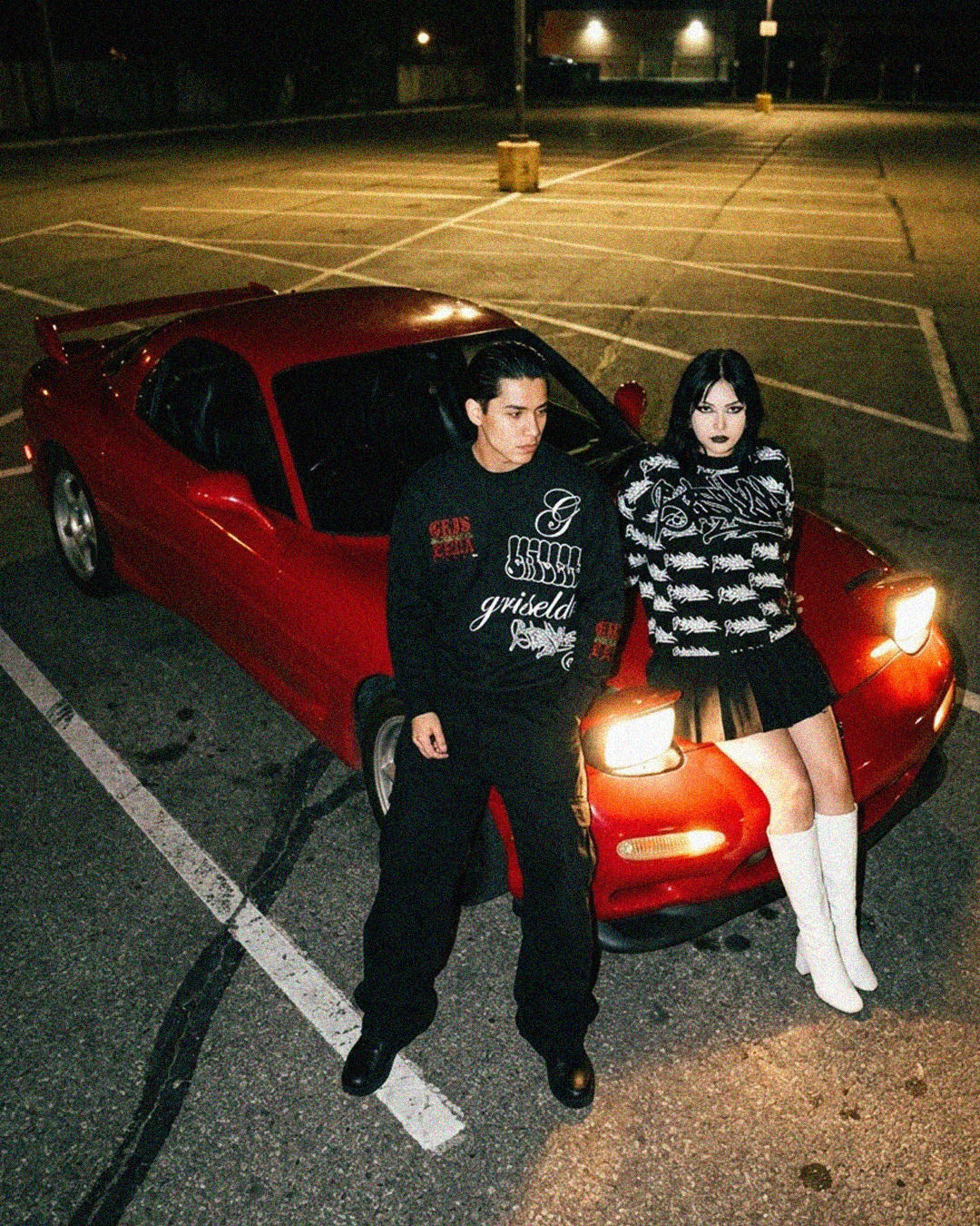 GSC Griselda Royal GSC Relaxed fit knitted crew neck sweater