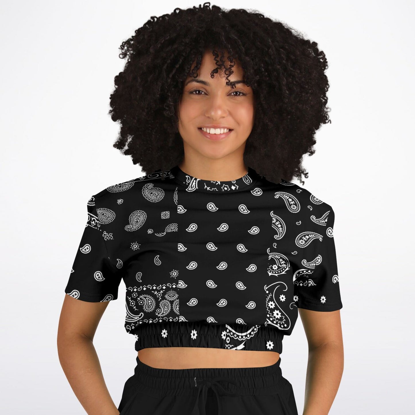 La Bandana GSC Cropped Short Sleeve Sweatshirt