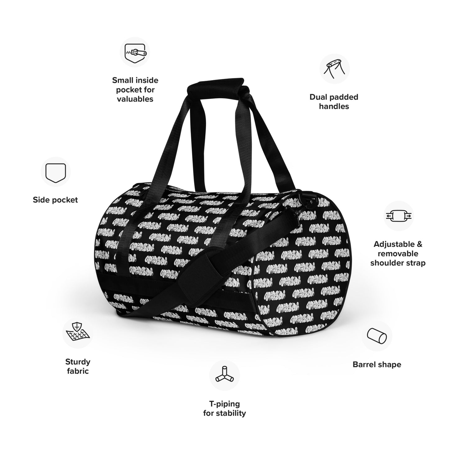 Griselda Tag GSC B Premium gym bag