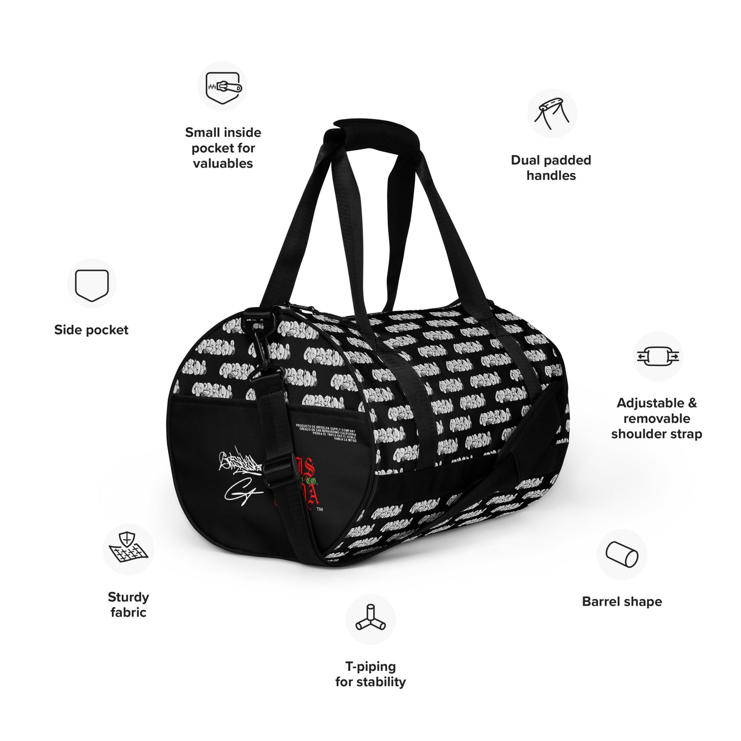 Griselda Tag GSC B Premium gym bag