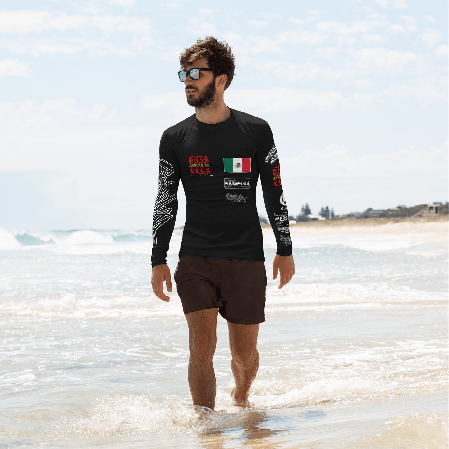 Classic Logo GSC Hand-style B Premium Men's Rash Guard