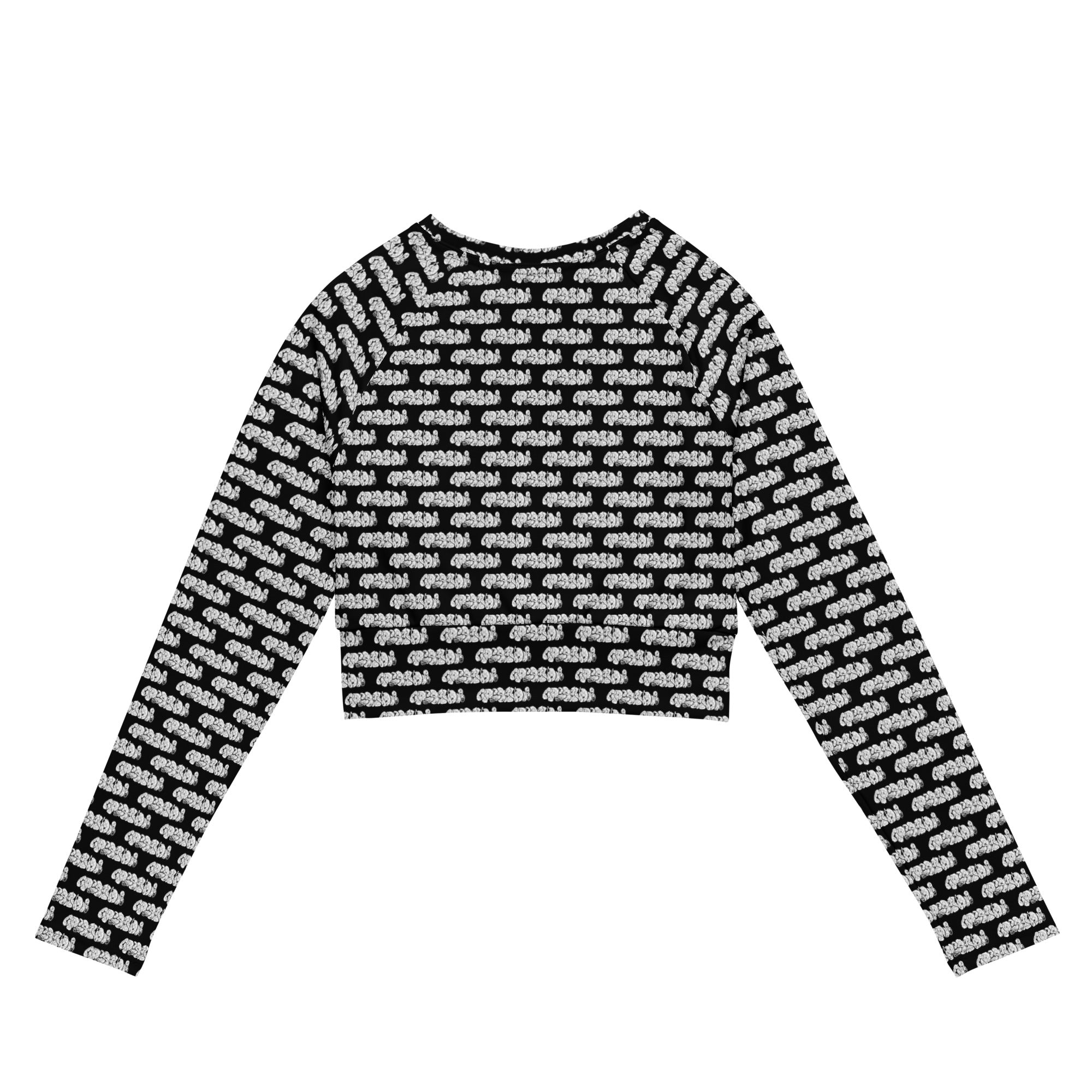 GRISELDA Graffiti tag GSC B  long-sleeve crop tee