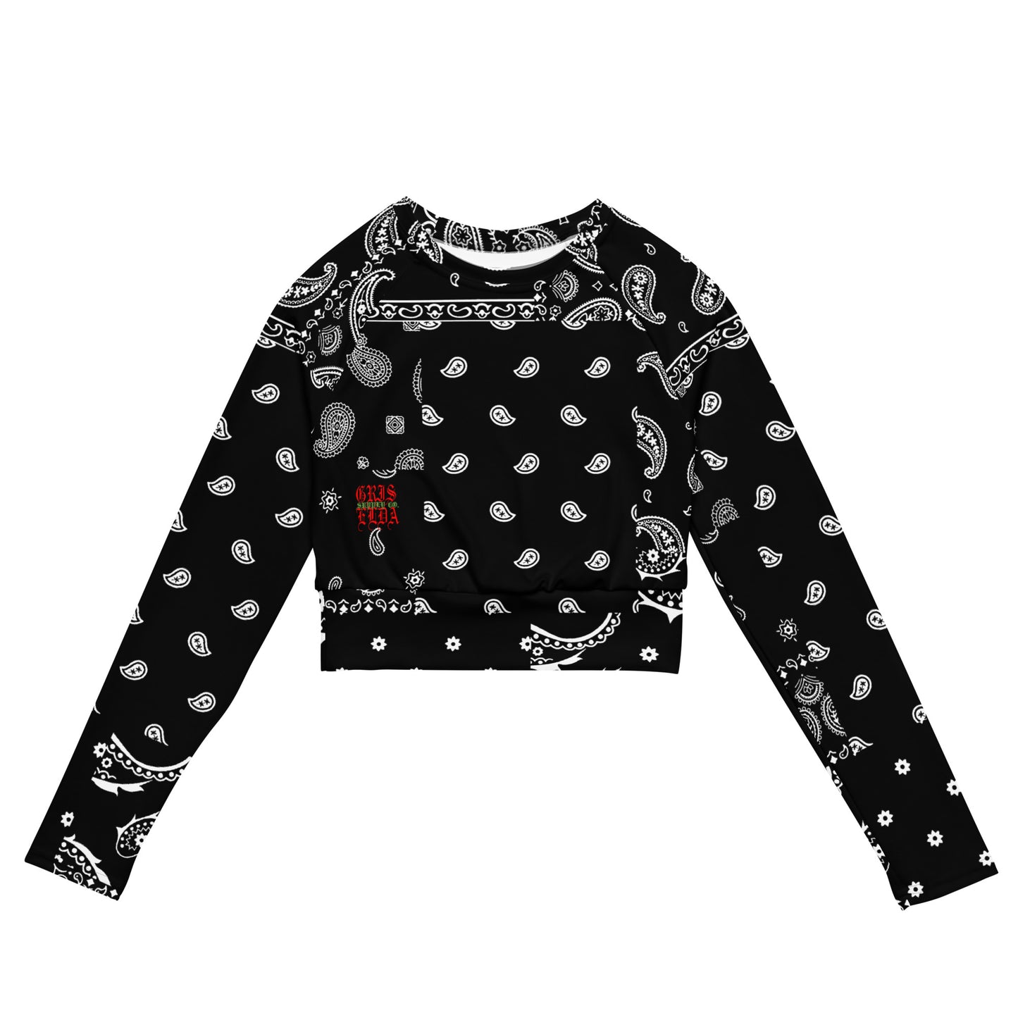 La Bandana GSC long-sleeve crop top