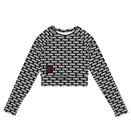 GRISELDA Graffiti tag GSC B  long-sleeve crop tee