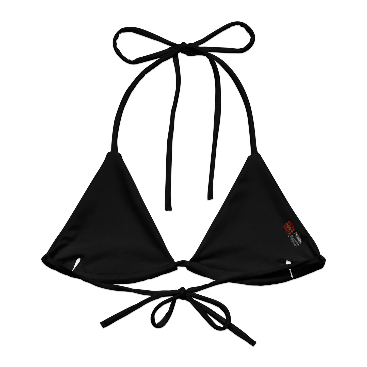 Classic Logo GSC Hand-style B Premium recycled string bikini top