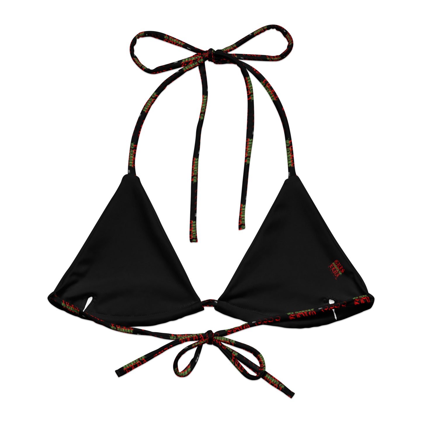 GSC CLASSIC LOGO ALL OVER B Premium string bikini top