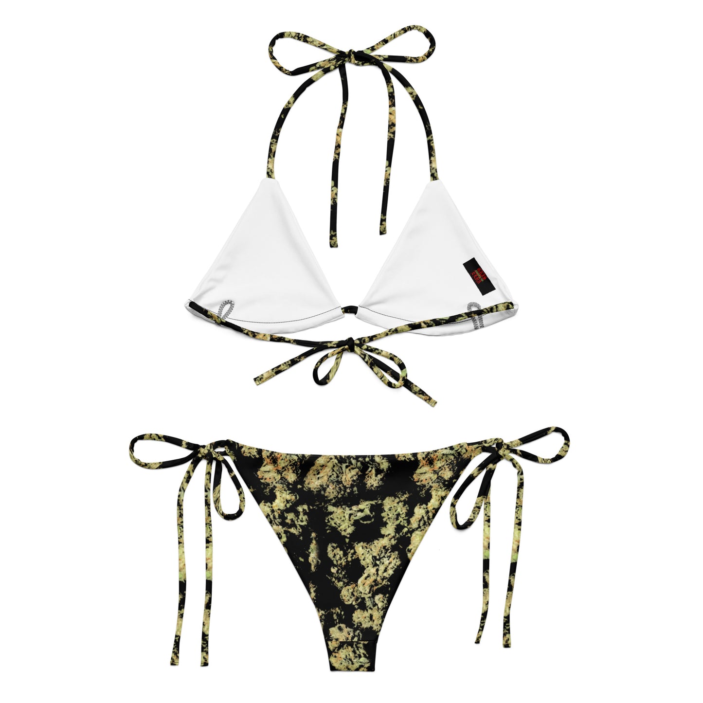 Dark Nuggies Classic GSC All-over print recycled string bikini