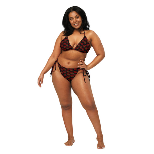 Bikini de cuerda premium GSC B con logo clásico