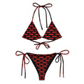 Griselda Graffiti Tag Red GSC B Premium  string bikini