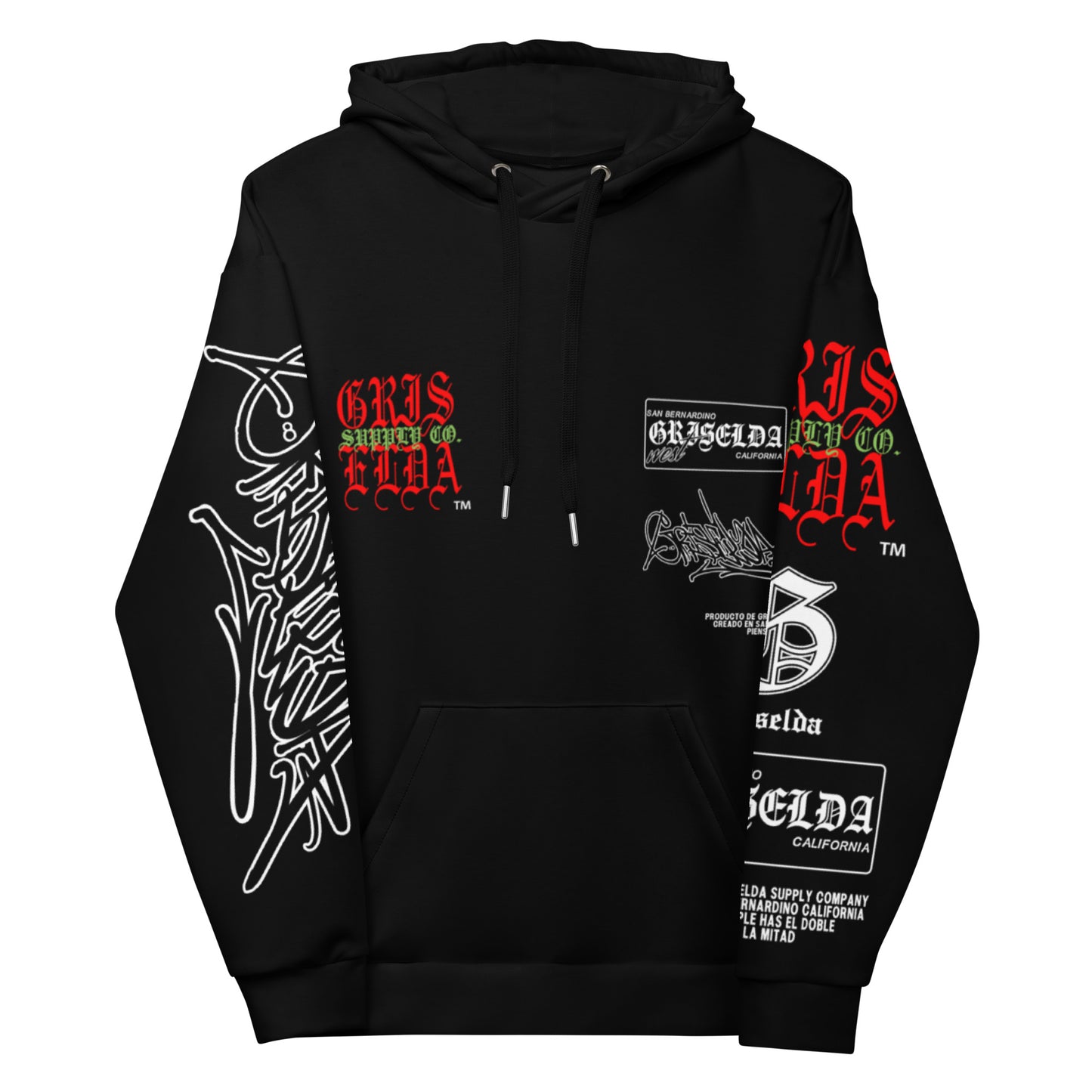 Es Gris. Classic Logo GSC Hand-style II Premium Unisex Hoodie