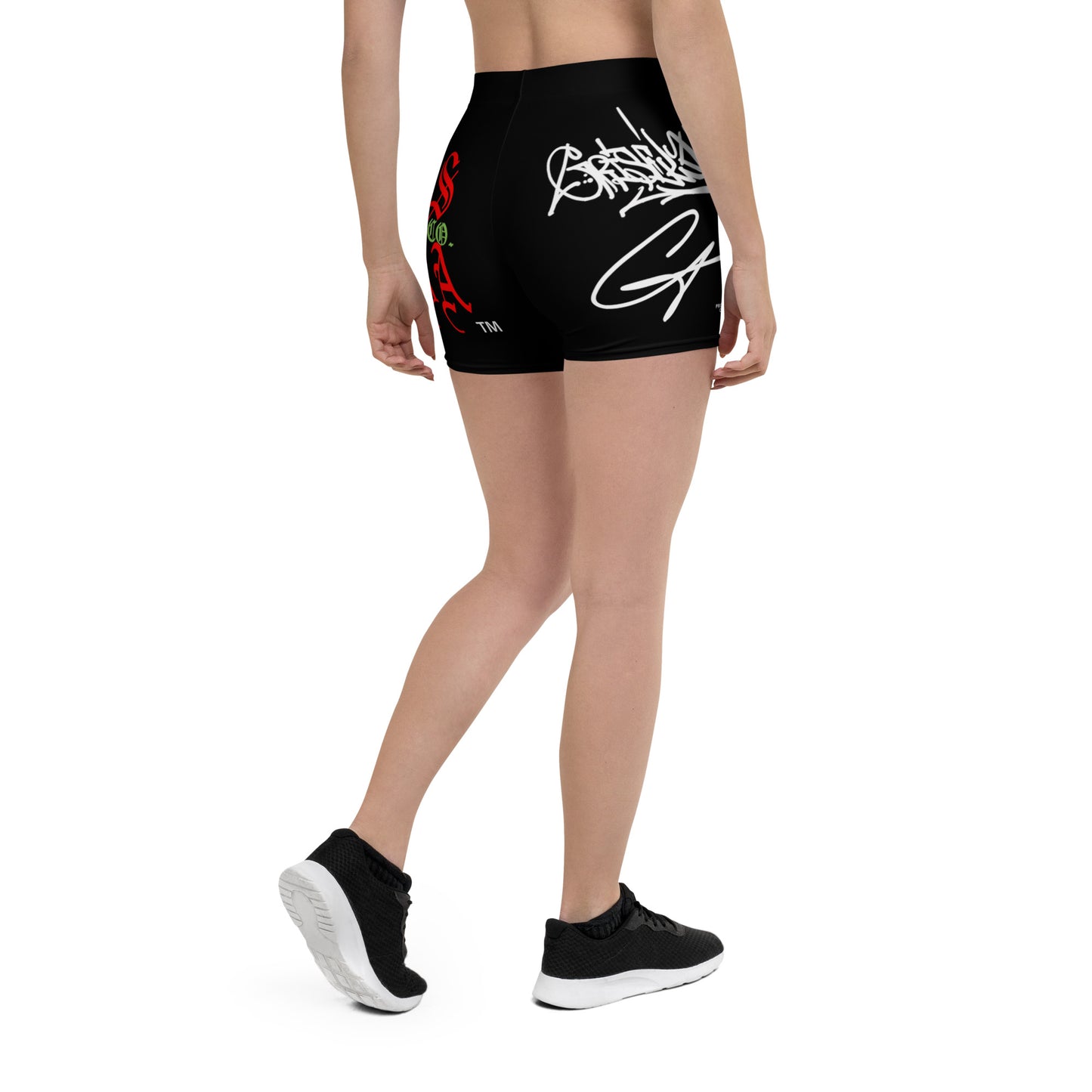 Classic Logo Handstyle GSC Black Women's Shorts