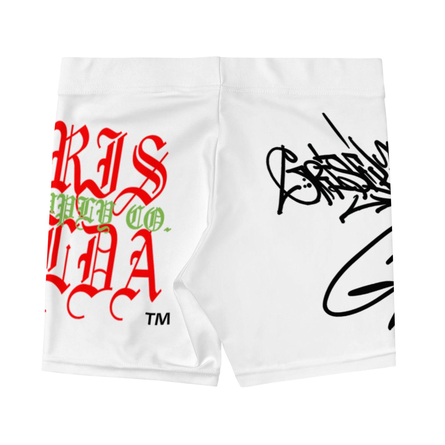 Classic Logo Handstyle GSC White Women's Shorts