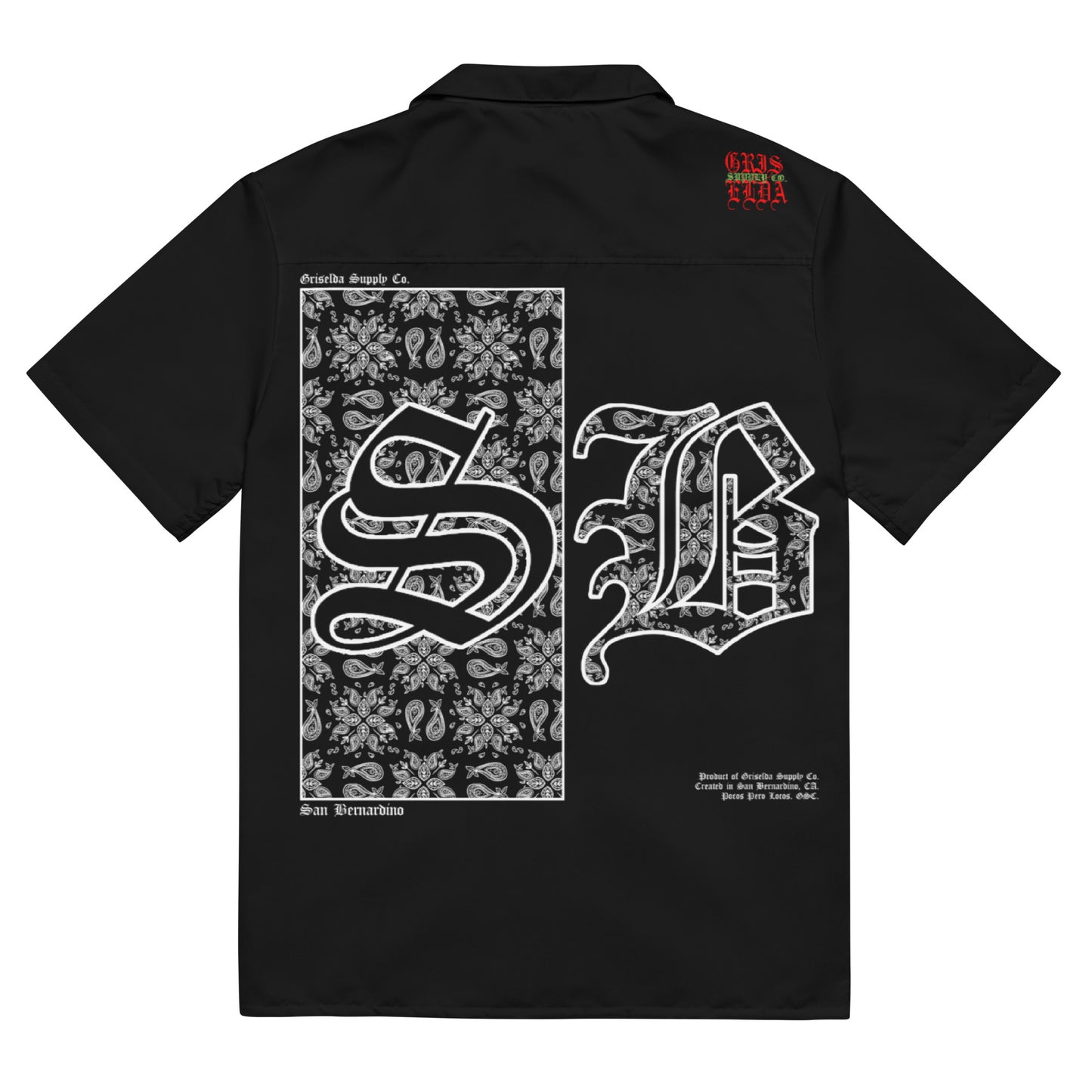 Paisley SB GSC B Unisex button shirt