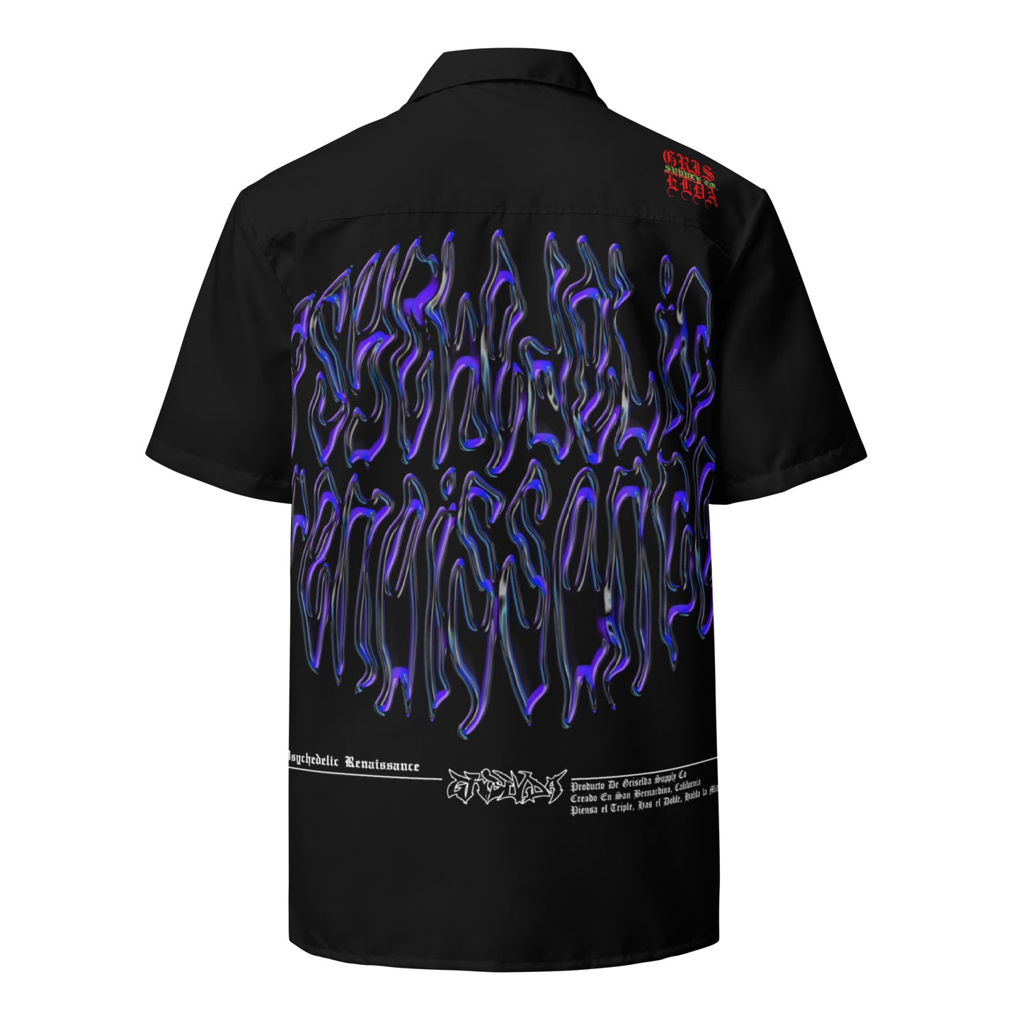 Psychedelic Renaissance Purple GSC B Unisex button shirt