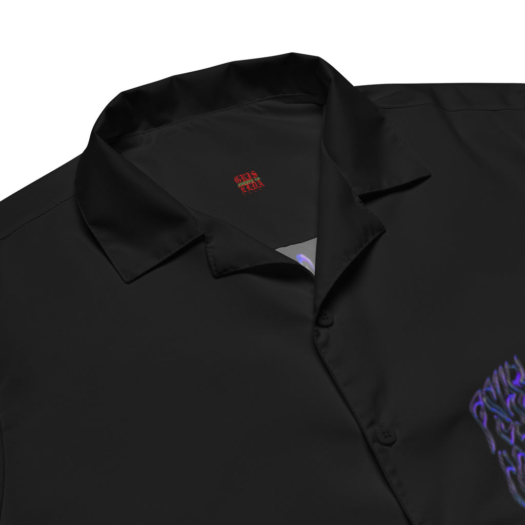 Psychedelic Renaissance Purple GSC B Unisex button shirt