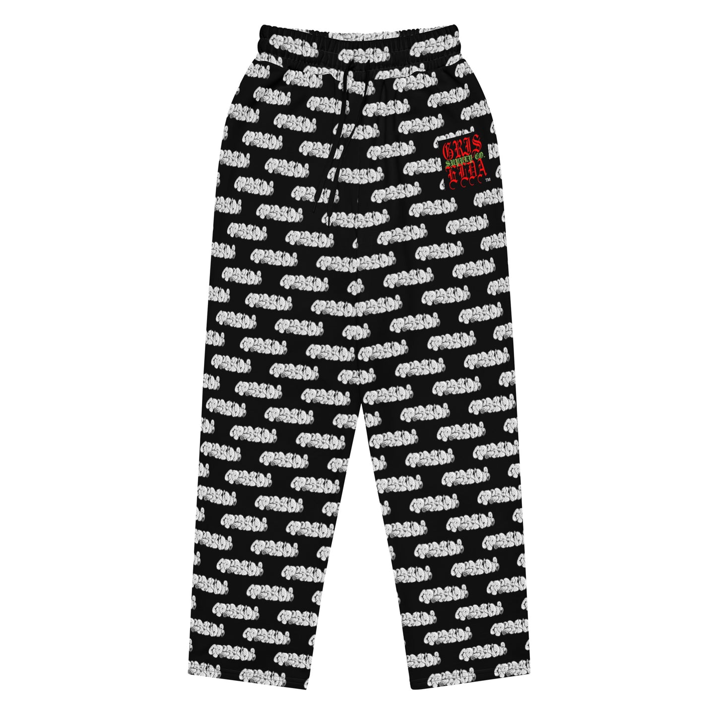 Griselda Graffiti Tag B 9.08 oz Wide-leg Pants