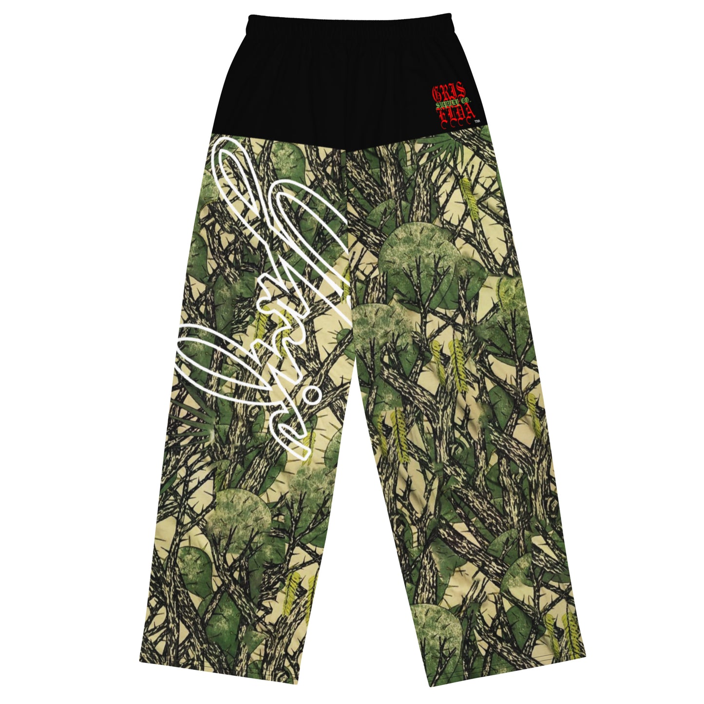GSC Cactus Camouflage GSC B premium unisex wide-leg pants