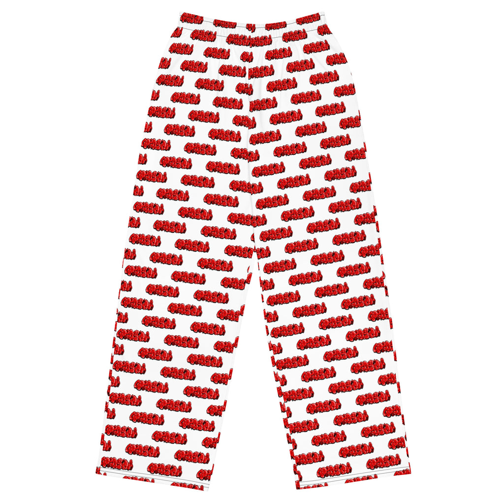Griselda Graffiti Tag Red GSC W unisex wide-leg pants