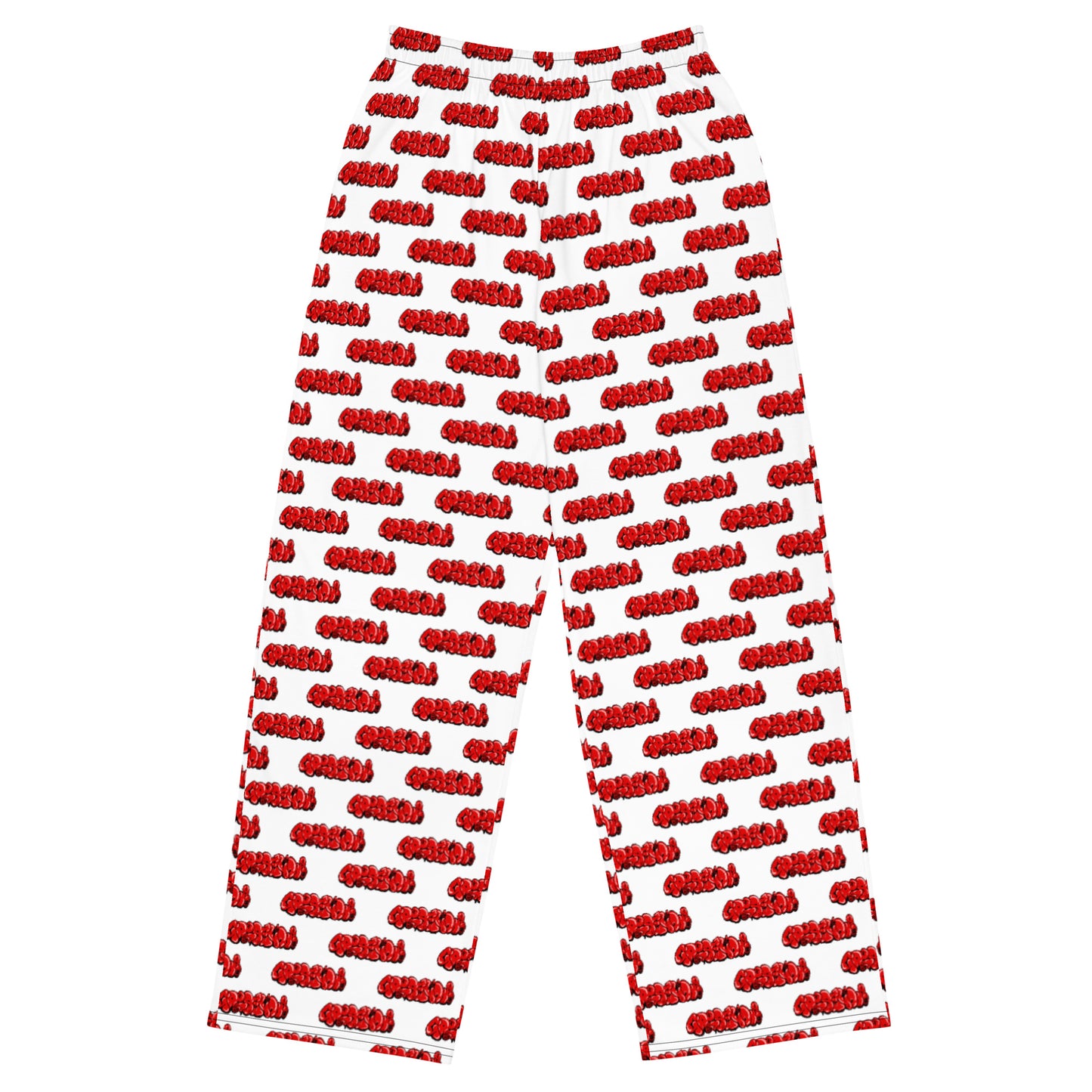 Griselda Graffiti Tag Red GSC W unisex wide-leg pants