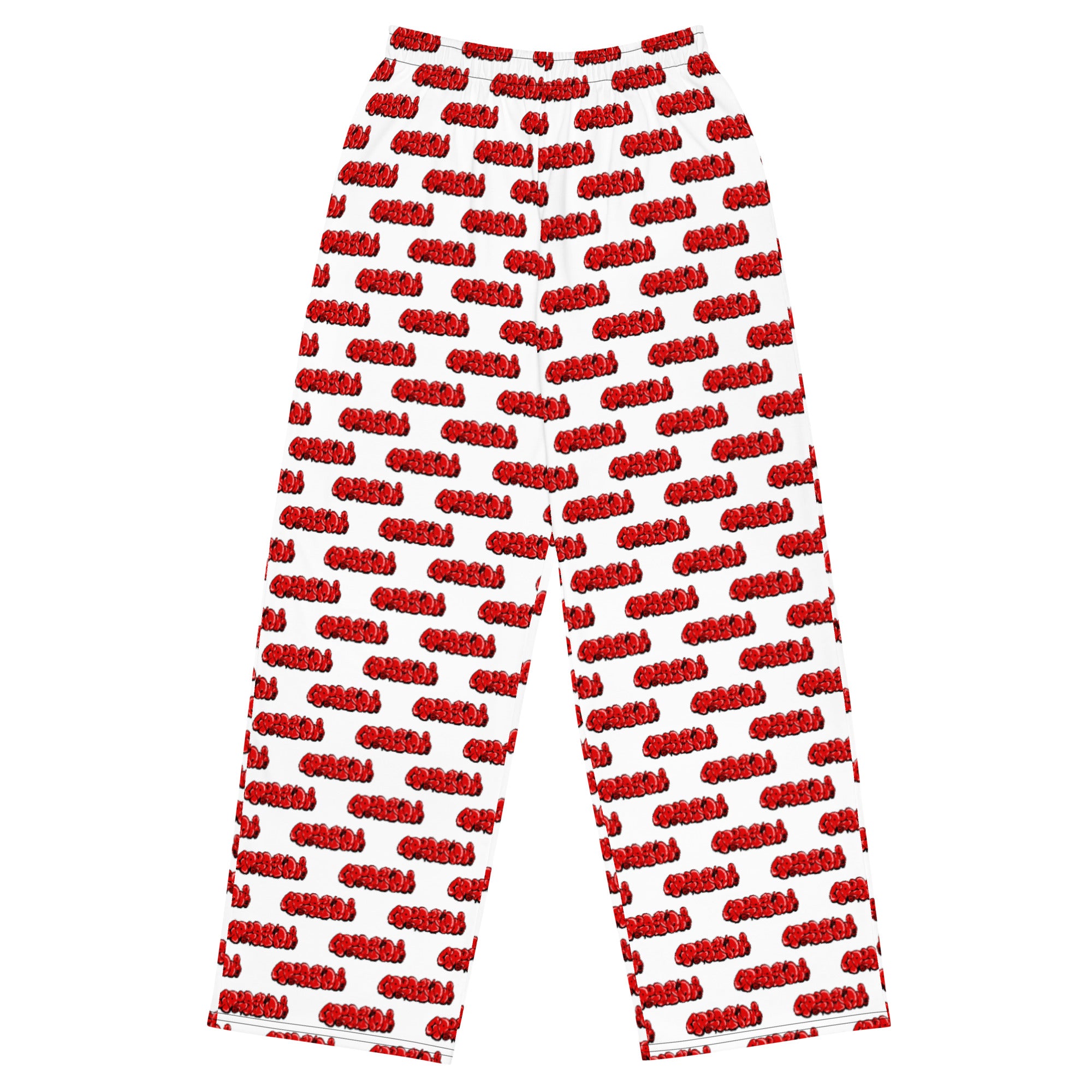 Griselda Graffiti Tag Red GSC W unisex wide-leg pants