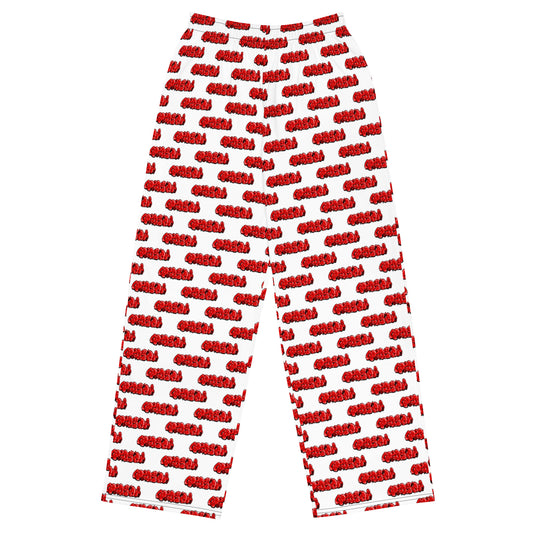 Griselda Graffiti Tag Red GSC W unisex wide-leg pants