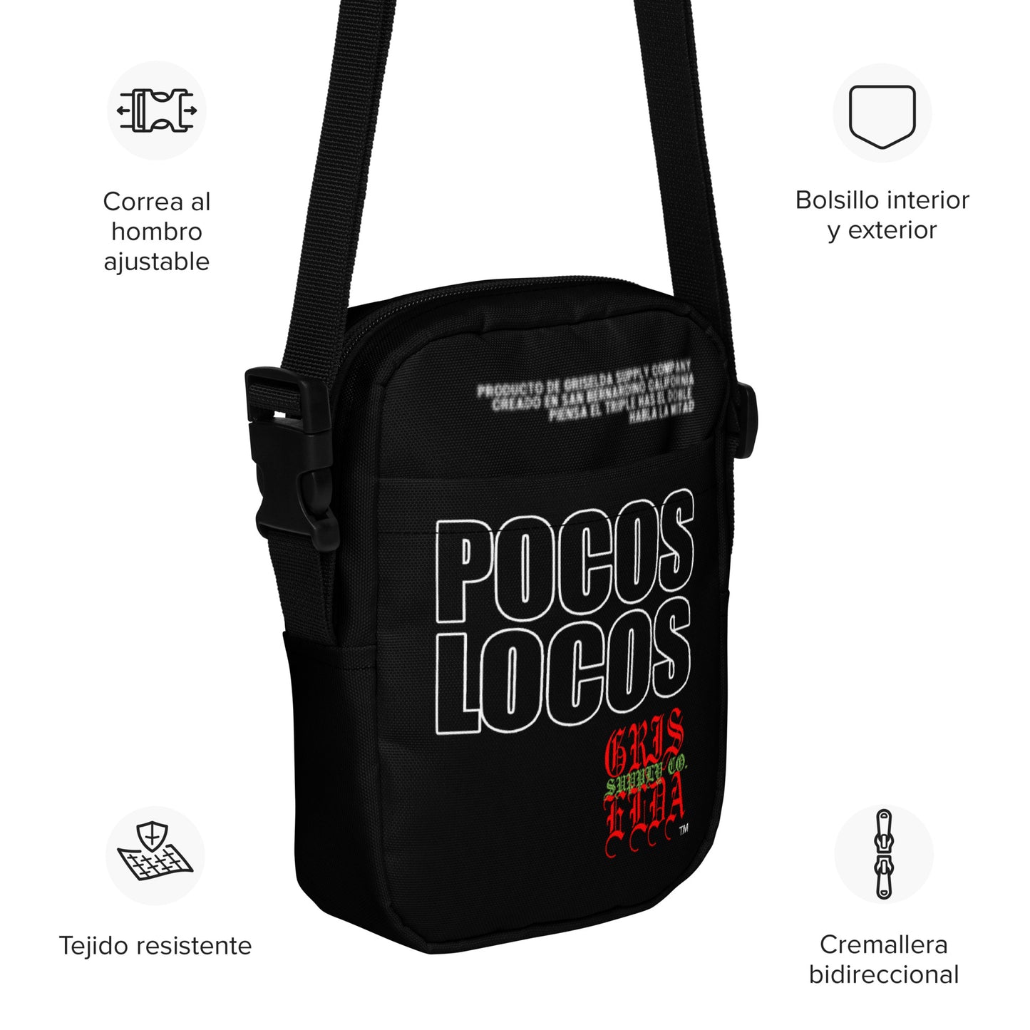 POCOS LOCOS GSC Utility crossbody bag